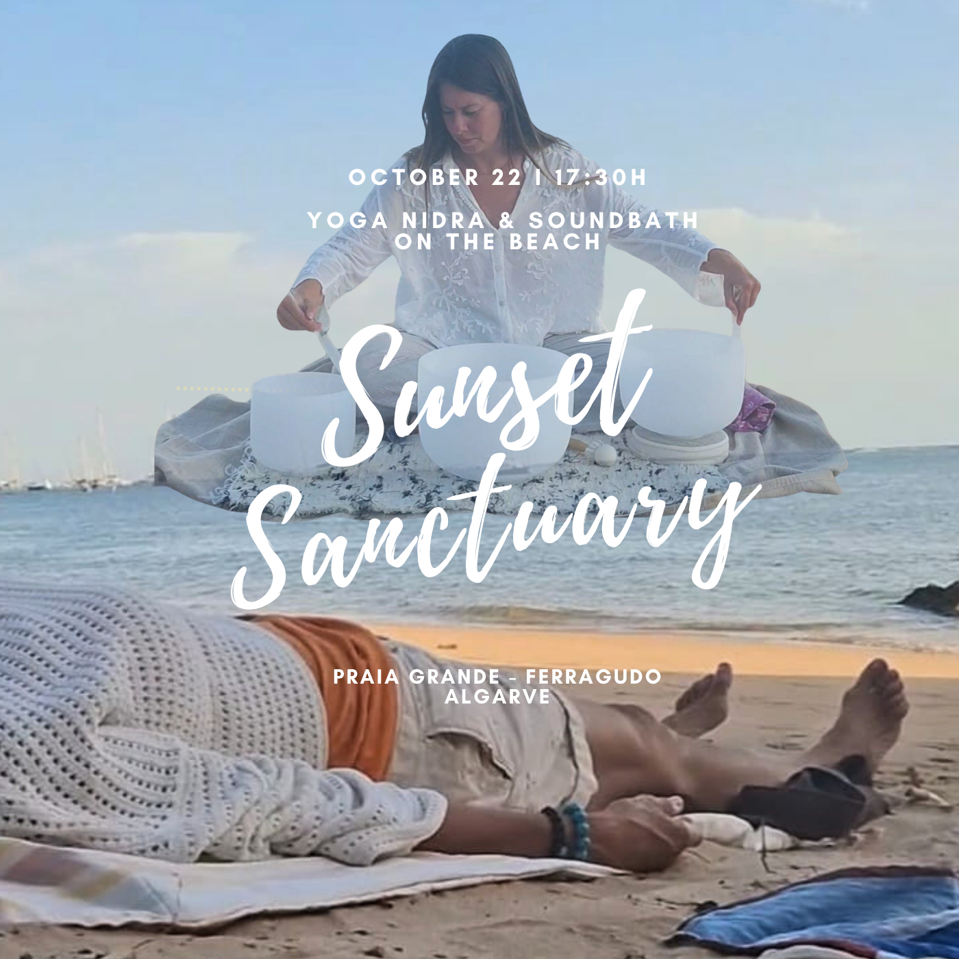 Sunset Sanctuary on the beach
